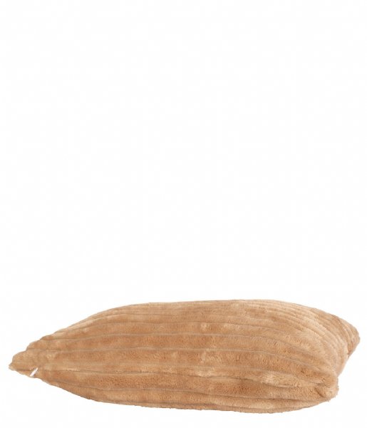 Present Time Poduszkę dekoracyjne Cushion Big Ribbed velvet Caramel Brown (PT3802BR)