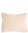 Present Time Poduszkę dekoracyjne Cushion Big Ribbed velvet Off White (PT3802WH)