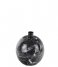 Present TimeCandle holder Marble look iron large Black (PT3816BK)