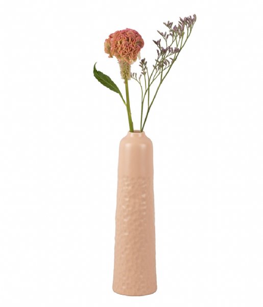 Present Time  Vase Carve Large ceramic matt Soft Pink (PT3827LP)