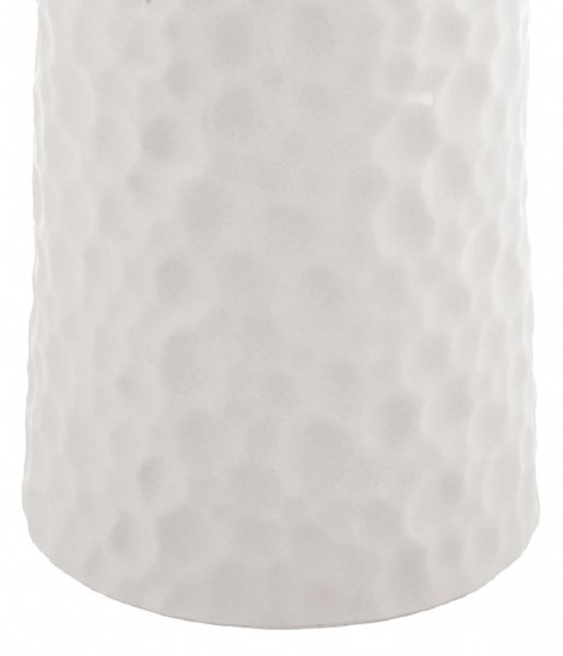 Present Time  Vase Carve Large ceramic matt White (PT3827WH)