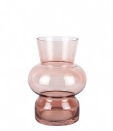 Present Time Vase Gleam Sphere glass small Faded Pink (PT3867PI)