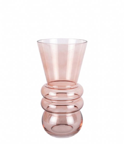 Present Time Decoratief object Vase Flare glass medium Faded Pink (PT3871PI)