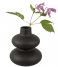 Present Time  Vase Eminent Circles small matt Black (PT3894BK)
