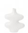 Present Time  Vase Organic Curves Small Polyresin White (PT3911WH)
