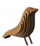 Present Time  Statue Silouette Bird Mdf Large Natural (PT3918WD)