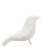 Present Time  Statue Silouette Bird Mdf Large White (PT3918WH)