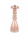 Present TimeCandle Holder Pawn Glass Large Faded Pink (PT3928PI)