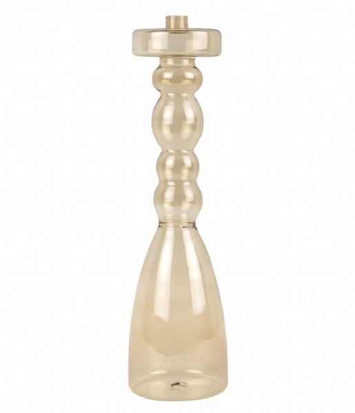 Present Time Świecznik Candle Holder Pawn Glass Xtra Large Sand Brown (PT3929SB)