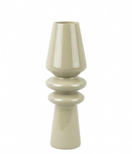 Present Time  Vase Sparkle Cone Glass Jungle Green (PT3932GR)