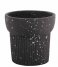 Present TimePlant Pot Speckled Cup Ceremic Black (PT3939BK)