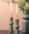Present Time Świecznik Candle Holder Geo Count Polyresin Jungle Green (PT3951GR)