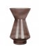 Present Time  Vase Glow glass medium Cholocate Brown (PT3618BR)