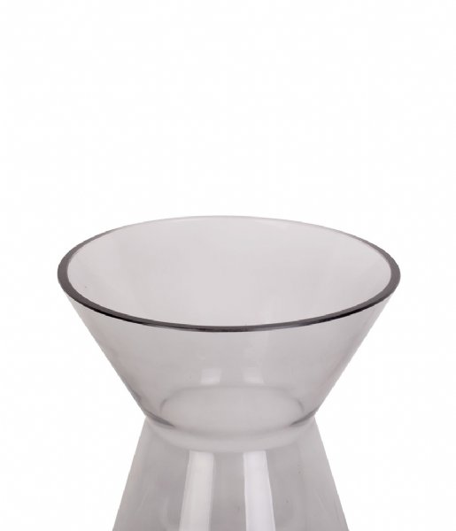 Present Time  Vase Glow glass medium Dark Grey (PT3618GY)