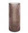 Present Time  Vase Allure Straight glass large Cholocate Brown (PT3679BR)
