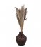 Present Time  Vase Delight glass large Cholocate Brown (PT3692BR)