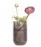 Present Time  Vase Attract glass Cholocate Brown (PT3716BR)