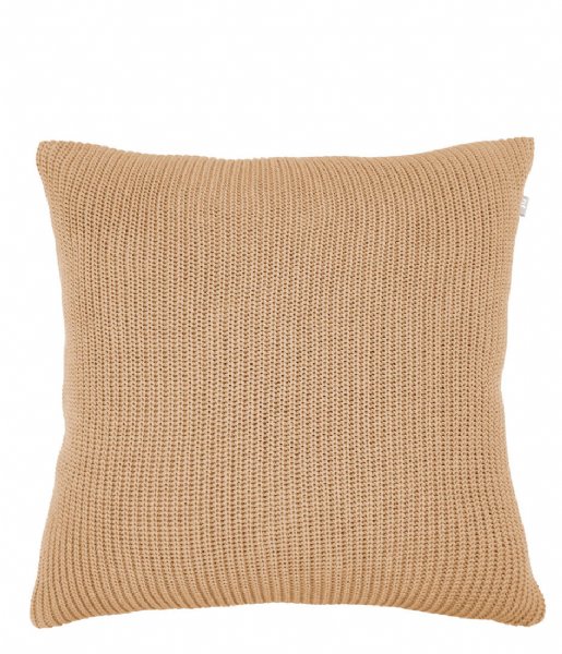 Present Time Poduszkę dekoracyjne Cushion Knitted Lines Sand Brown (PT3718SB)