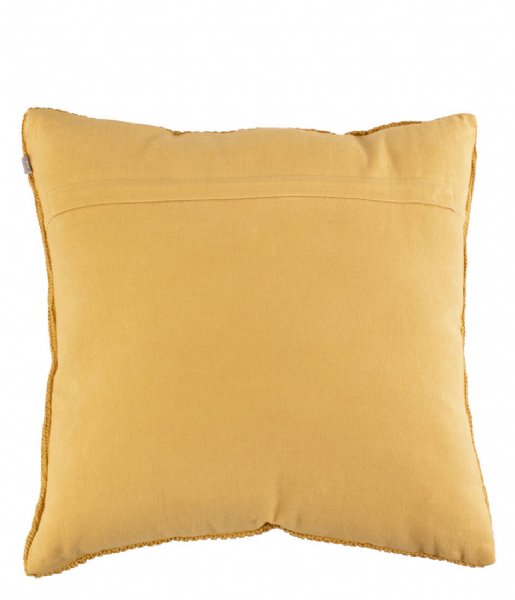 Present Time Poduszkę dekoracyjne Cushion Knitted Lines Mustard Yellow (PT3718YE)