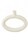 Present TimeVase Ring oval wide polyresin Ivory (PT3746WH)