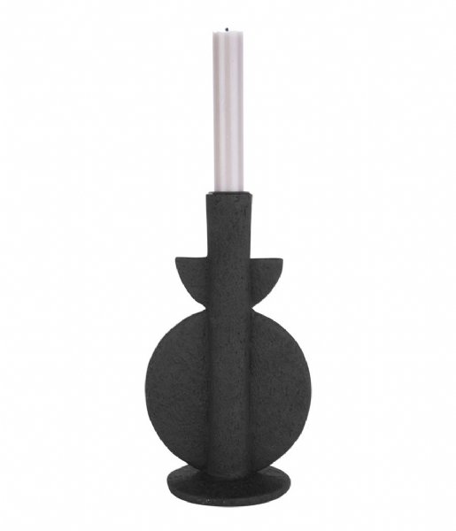 Present Time Świecznik Candle holder Bubble polyresin Black (PT3748BK)