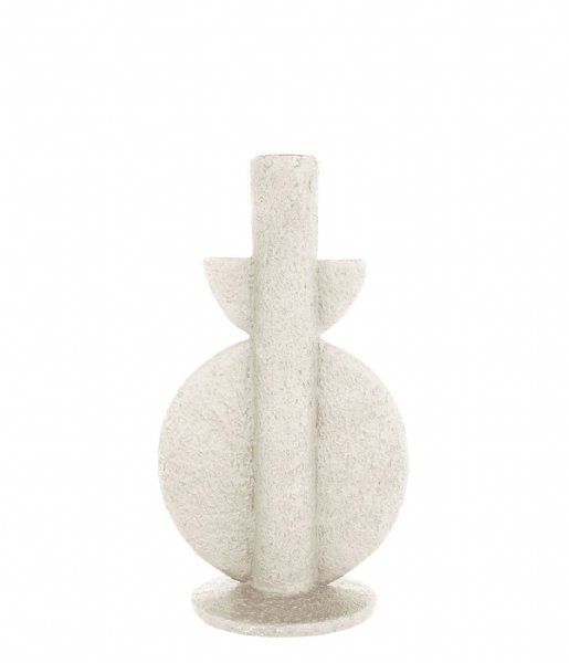 Present Time Świecznik Candle holder Bubble polyresin Ivory (PT3748WH)