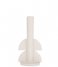 Present TimeCandle holder Half Bubbles polyresin Ivory (PT3749WH)