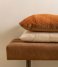 Present Time Poduszkę dekoracyjne Cushion Ribbed velvet Cholocate Brown (PT3791BR)