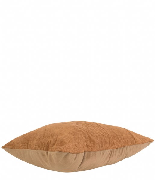 Present Time Poduszkę dekoracyjne Cushion Ribbed velvet Cholocate Brown (PT3791BR)