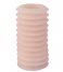 Present TimePillar candle Layered Circles large Soft Pink (PT3794LP)