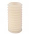 Present TimePillar candle Layered Circles large Ivory (PT3794WH)