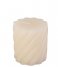 Present Time  Pillar candle Swirl small Ivory (PT3795WH)