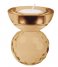 Present Time Świecznik Candle holder Crystal Art small Bowl Sand Brown (PT3642SB)