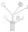 Present Time  Coat hanger Wall Dots White (PT3324WH)