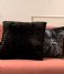 Present Time Poduszkę dekoracyjne Cushion Herringbone Faux Fur Black (PT3673)