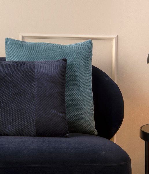 Present Time Poduszkę dekoracyjne Cushion Motive Velvet Jeans Blue (PT3670)