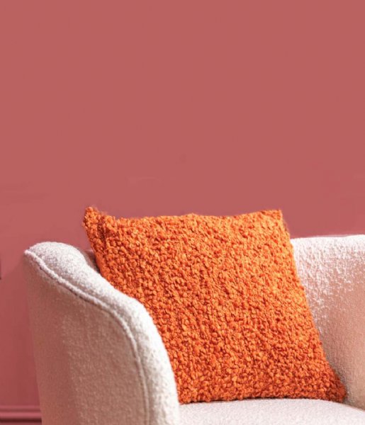 Present Time Poduszkę dekoracyjne Cushion Purity Square Cotton Burned Orange (PT3786OR)