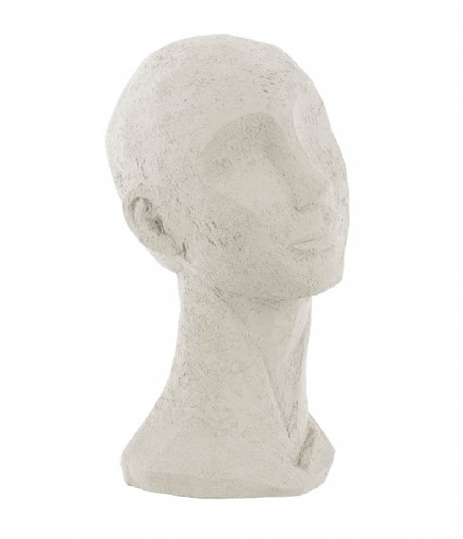 Present Time  Statue Face Art large polyresin Ivory (PT3557WH)