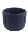 Present Time  Plant pot Drips cement small Dark blue (PT3605BL)
