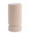 Present Time  Vase Cast rounded large ceramic Sand brown (PT3481SB)