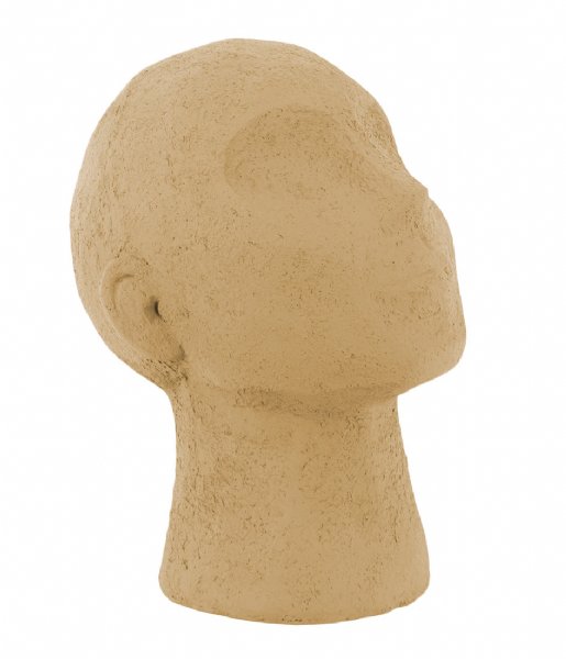 Present Time  Statue Face Art Up polyresin Sand brown (PT3559SB)