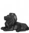 Present Time  Statue Origami Lion polyresin matt Black (PT3434BK)