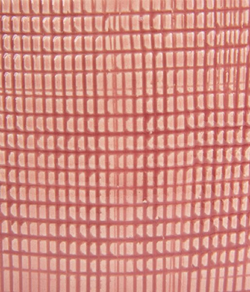 Present Time Świecznik T-light holder Triangle ceramic medium Pink (PT3596PI)