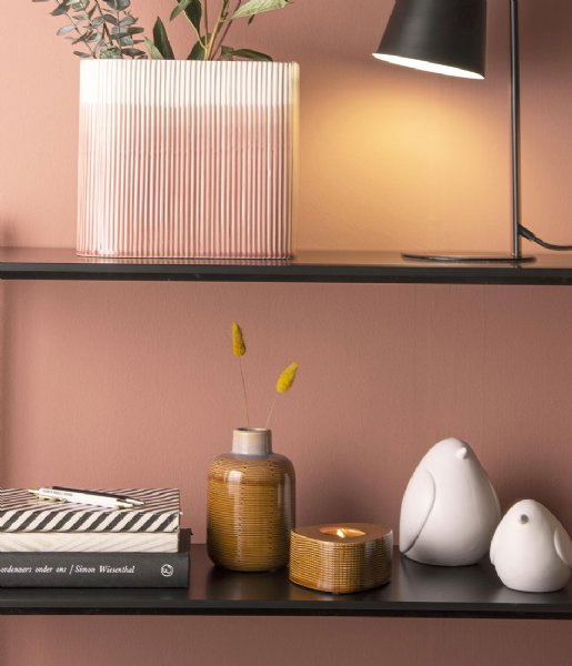 Present Time Kandelaar T-light holder Triangle ceramic small Yellow (PT3597YE) Present Time Kandelaar T-light holder Triangle ceramic small Yellow (PT3597YE)