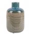 Present Time  Vase Bottle ceramic medium Green (PT3594GR)