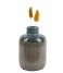 Present Time  Vase Bottle ceramic small Green (PT3593GR)