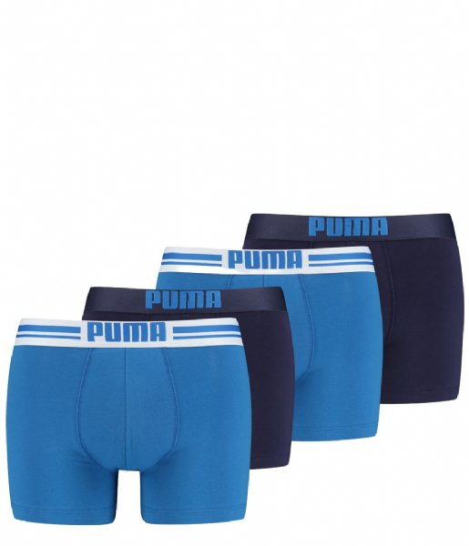 Puma Boxershort Placed Logo Boxer 4P Blue (003)