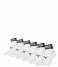 Puma Sokken Unisex Quarter 6-Pack Promo White Black (002)