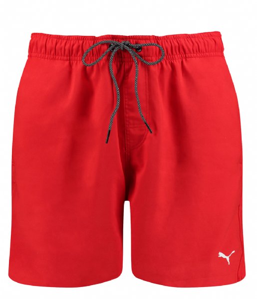 Puma  Medium Length Swim Shorts Red (002)
