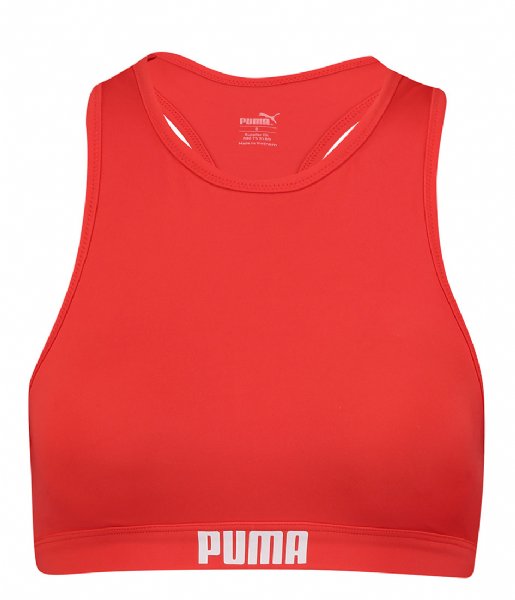 Puma  Racerback Swim Top Red (002)